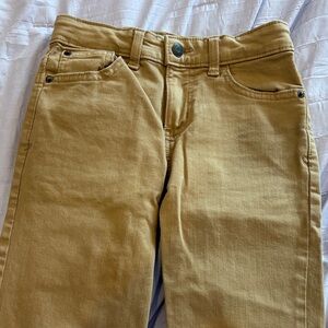 Cat & Jack Tan Kids Straight Stretch Jeans
